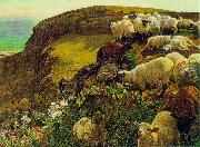 William Holman Hunt On English Coasts. USA oil painting artist